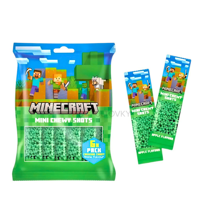 Minecraft Mini Chewy Shots 90 gr