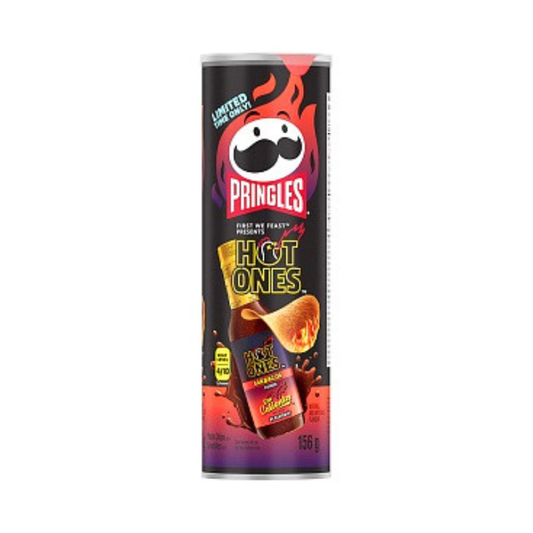 Pringles Hot Ones Los Calientes Barbacoa 156G