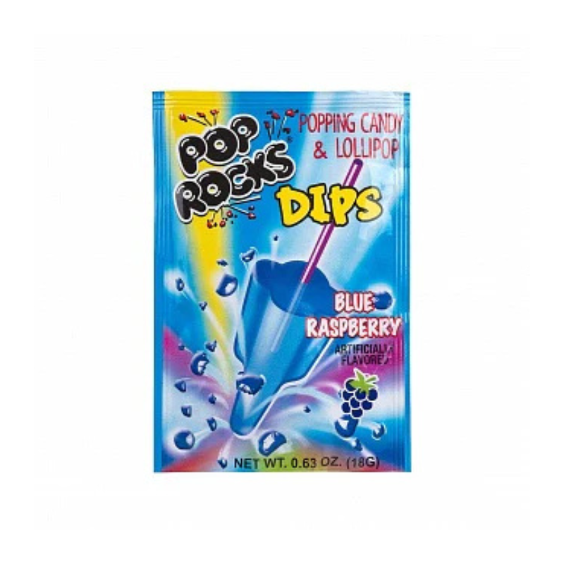 Pop Rocks Dips Blue Raspberry 18 gr.