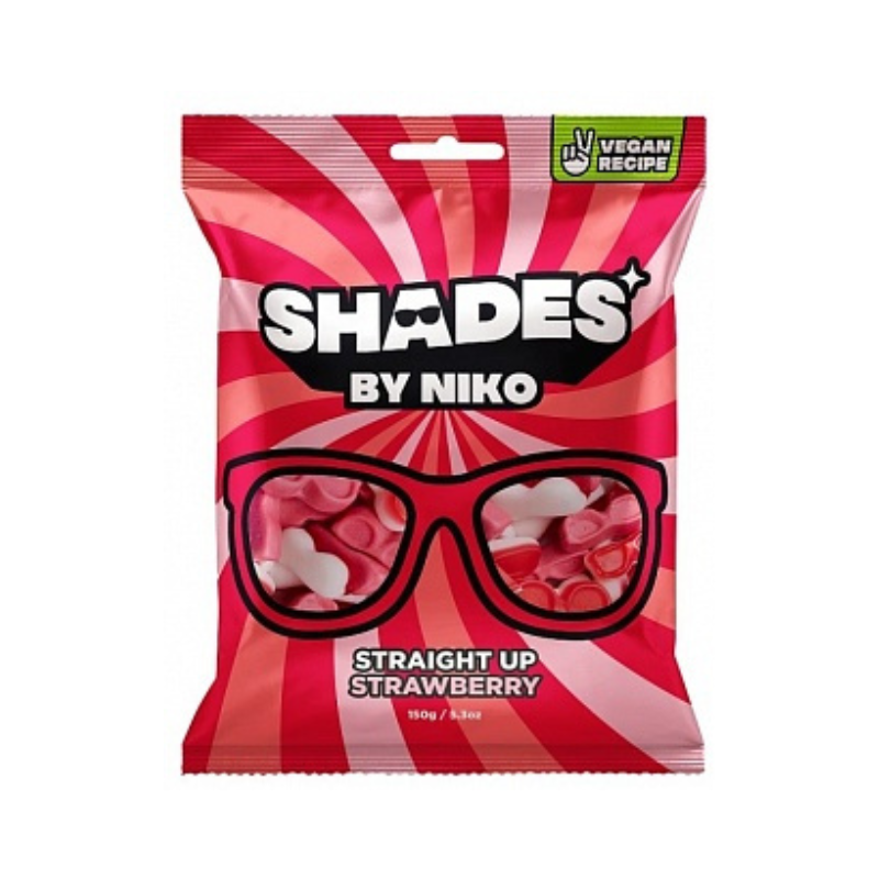 Shades By Niko Straight Up Strawberry 150g