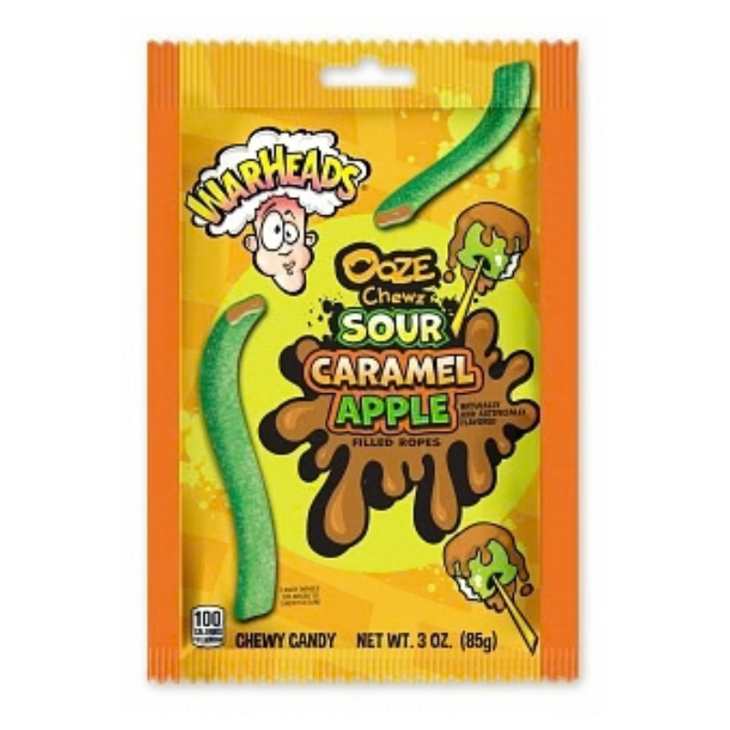 Warheads Ooze Chewz Sour Caramel Apple 85g