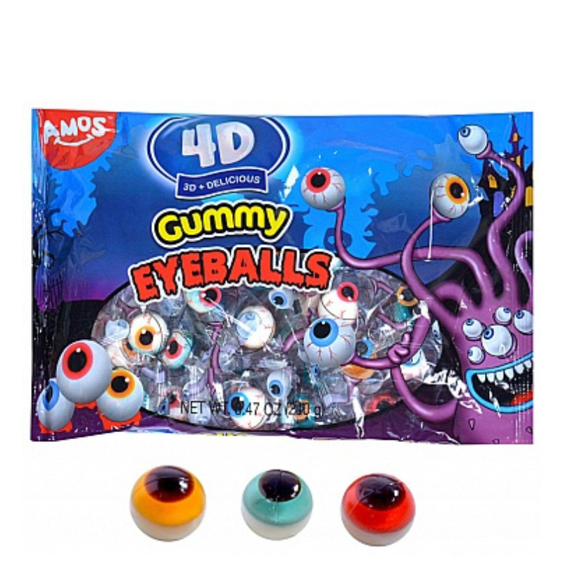 Amos 4D Gummy Eyeballs 240g