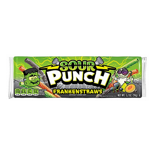Sour Punch Frankenstraws 91g