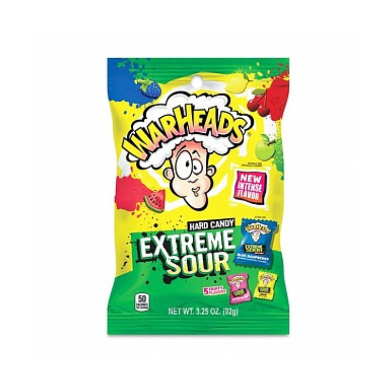 Warheads Extreme Sour Hard Candy 92g