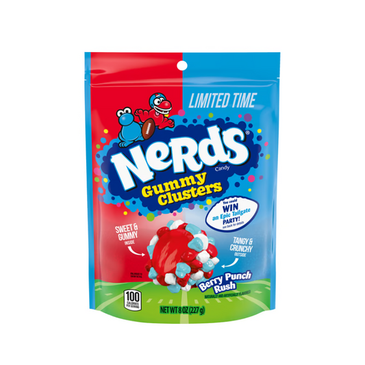 Nerds Gummy Clusters Berry Punch Rush 227g