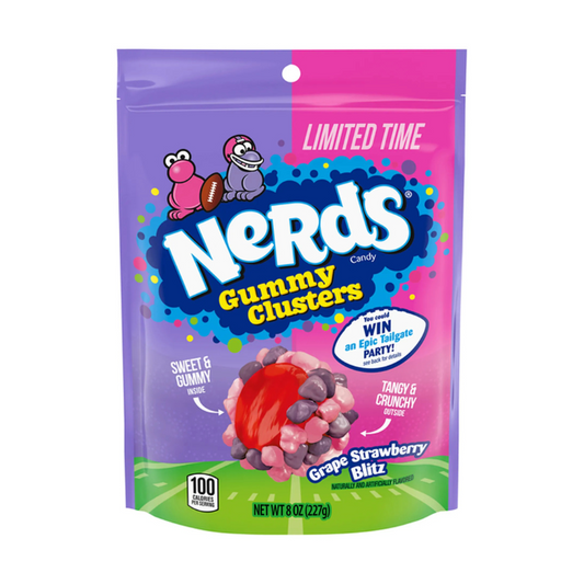 Nerds Gummy Clusters Grape Strawberry Blitz 227g