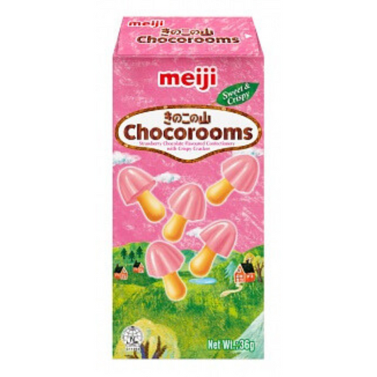 Meiji Chocorooms Strawberry 36g