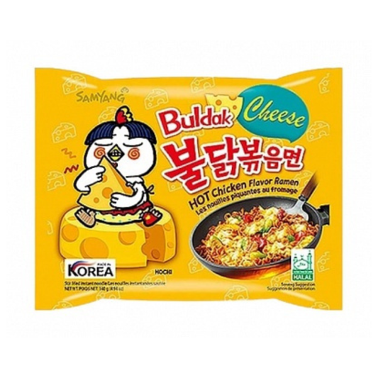 Samyang Buldak Instant Noodles Hot Chicken Ramen Cheese 140G
