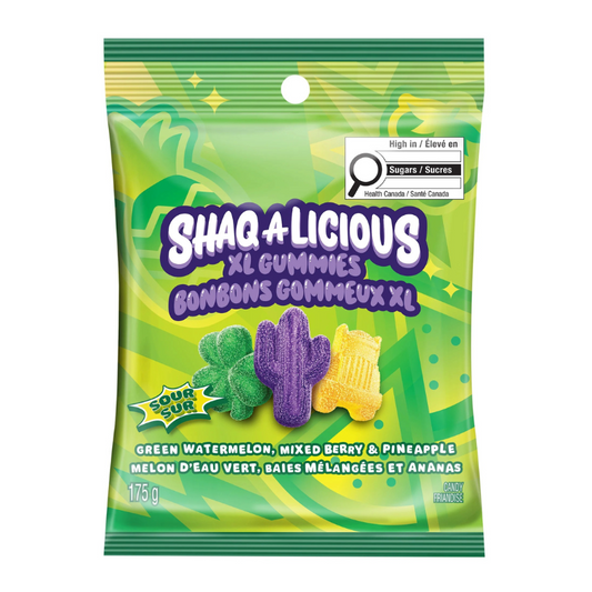 SHAQ-A-LICIOUS Gummies Sour, 175G