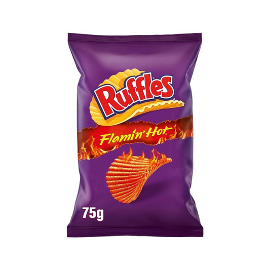 Flamin' Hot Spain Ruffles Chips 75g