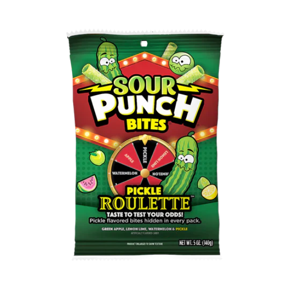 Sour Punch Bites Pickle Roulette