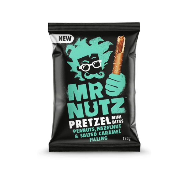 Mr Nutz Pretzel mini bites salted caramel 120g