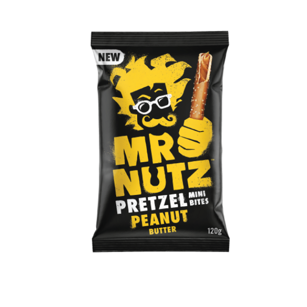 Mr Nutz Pretzel mini bites Peanut Butter 120g