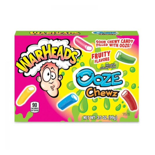 Warheads Ooze Chews Fruity Flavors 99g