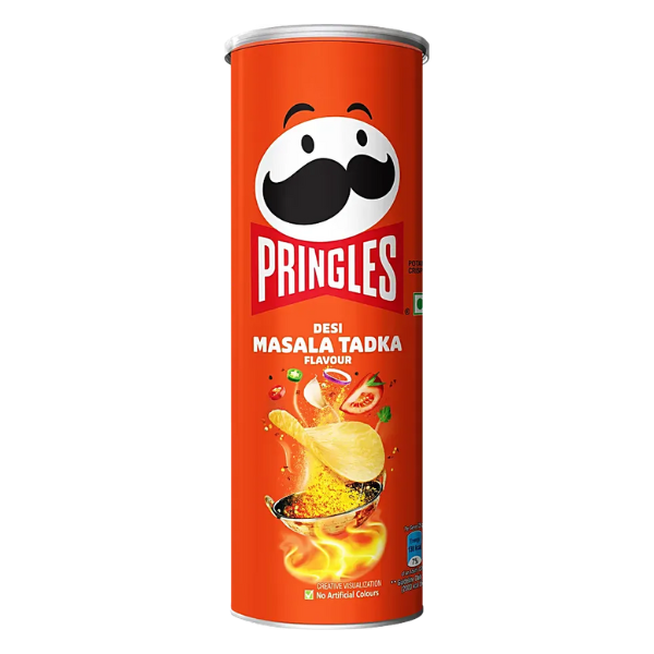 Pringles, Desi Masala Tadka Flavor, 107gm (Imported)