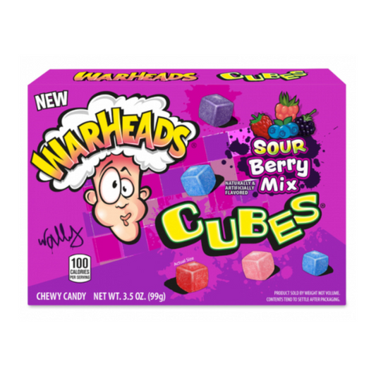 Warheads Cubes Sour Berry Mix 99g