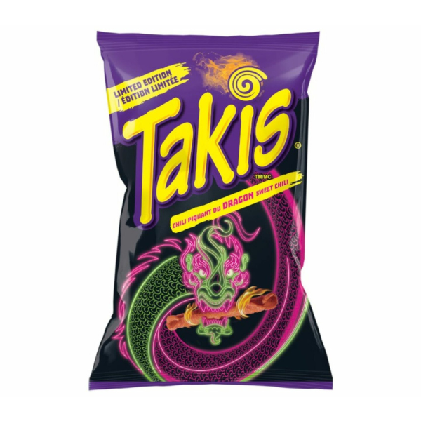 Takis Dragon Spicy Sweet Chilli Rolled Tortilla Chips, 90g