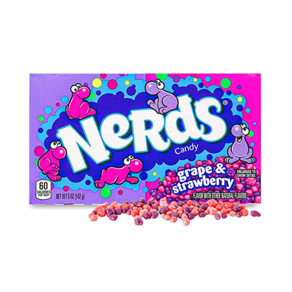 Nerds Grape & Strawberry Candy Theater Box 141g