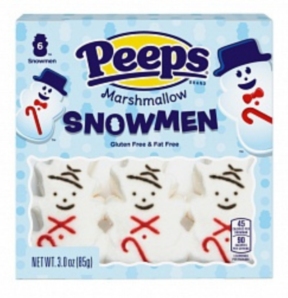 Peeps Marshmallow Snowmen 6-Pack