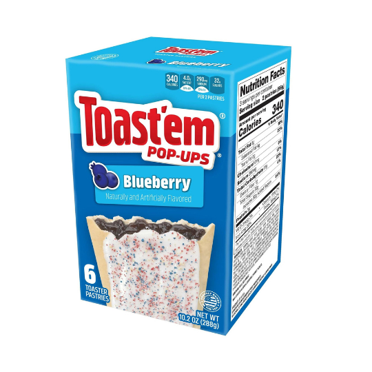 Toast'em Pop-Ups Frosted Blueberry