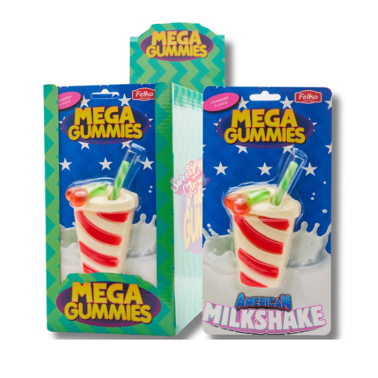 Mega Gummies American Milkshake 120g