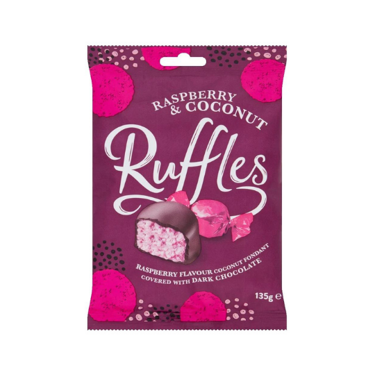 Raspberry Ruffles Bag 135g Formally Jameson's