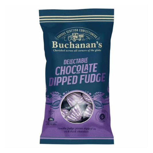 Buchanan's Delectable Chocolate Dipped Fudge Bag 120g