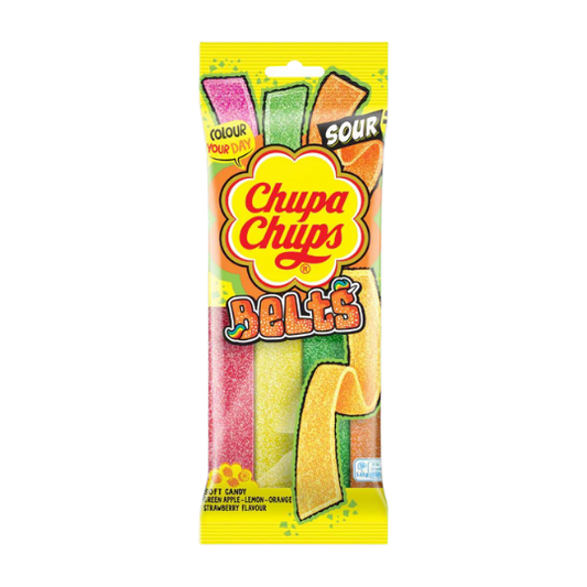 Chupa Chups Sour Mixed Belts Pack 90g