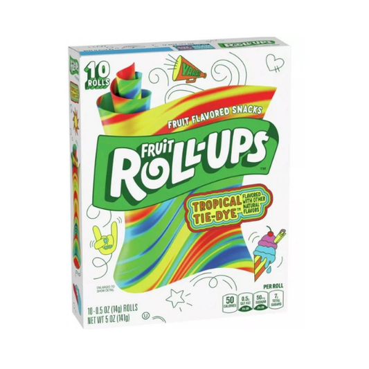 Fruit Roll-Ups Tropical Tie Dye 141g