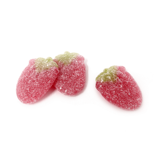 Fizzy strawberries