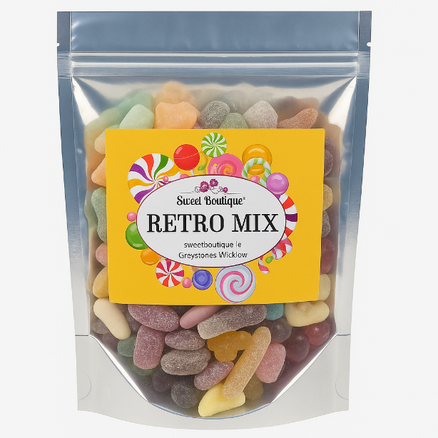 Retrro mix pouch bag
