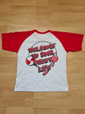 Sweet Boutique Greystones Baseball T- Shirt Red & White