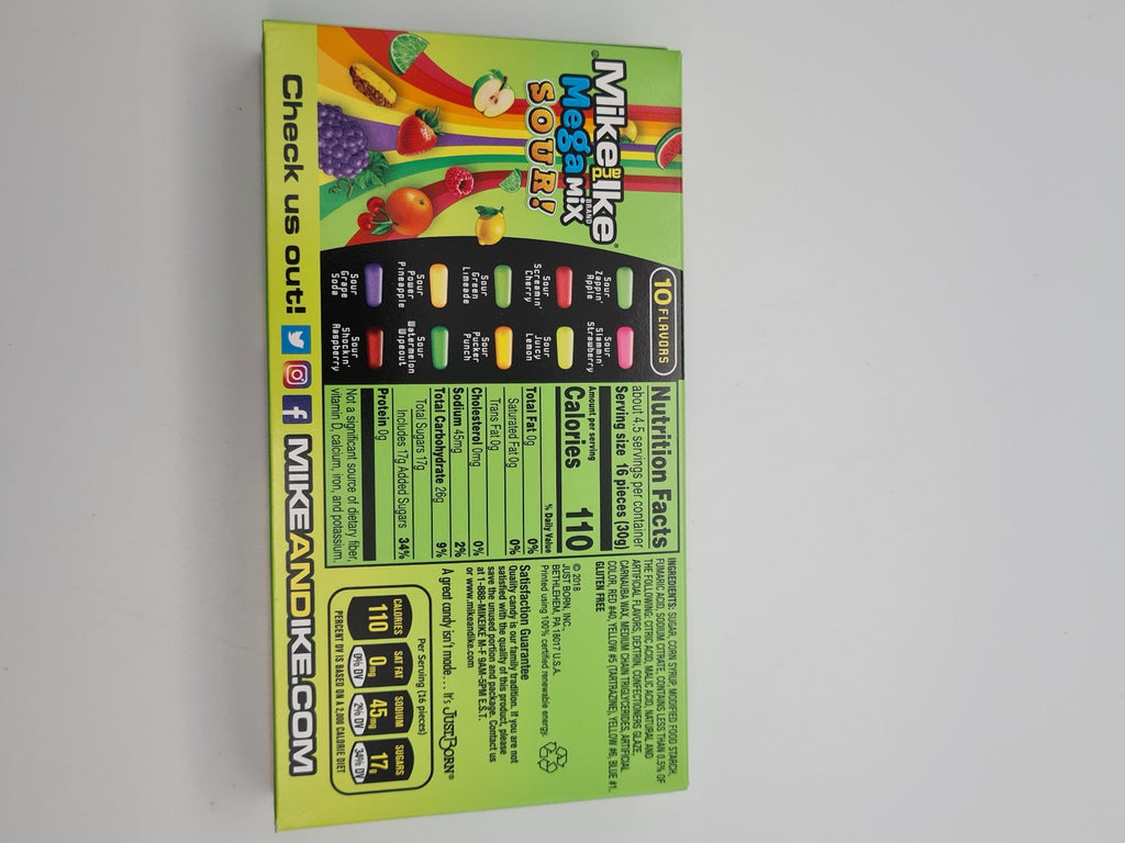 Mike and Ike Mega Mix Sour 141g