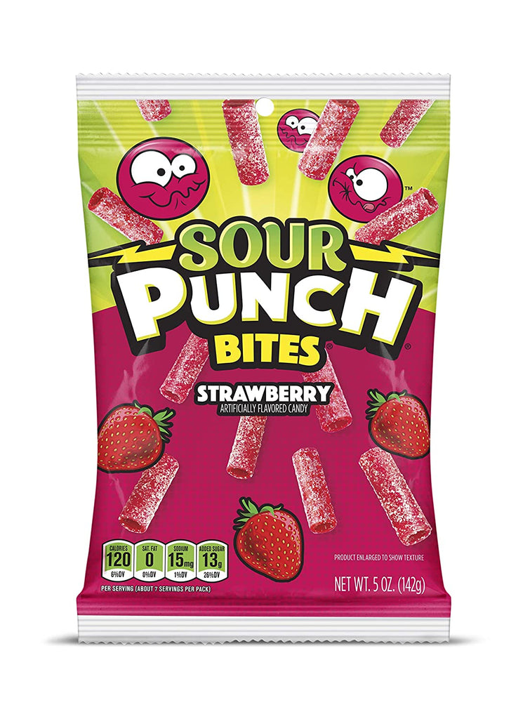 Sour Punch Bites Strawberry142g